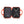 2 Pc PC Spinner Wheel Luggage Set with Gradient Color and Lock