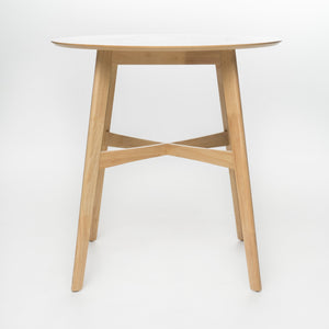 Wood Counter Height Round Dining Table