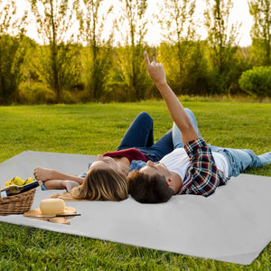 Portable Beach Blanket 4.6’ x 6.6’ Waterproof Foldable Camping Rug Pocket Sandproof Picnic Mat for Camping Picnic Hiking Grass Travel