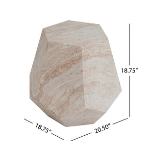 Outdoor / Indoor Lightweight Concrete Side Table