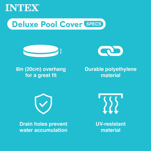 Intex 18' Round Debris Cover for Intex Ultra Frame Swimming Pools, UV Resistant