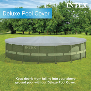 Intex 18' Round Debris Cover for Intex Ultra Frame Swimming Pools, UV Resistant