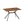 Modern Minimalist Style Dining Table MDF Wooden Top Metal Shelf Metal Heat Transfer Legs Leveling Feet For Dining Room Kitchen Office Table - Walnut / Black