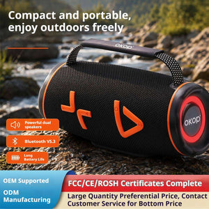 KP-864 Bluetooth Speaker New Portable Model With Powerful Sound Card Slot TWS Pairing And Bass-Boosted Design Hot-Selling Cross-Border Product