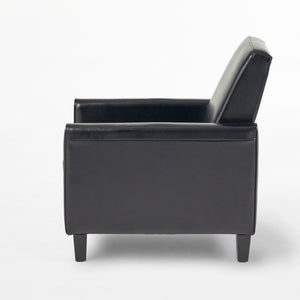 Upholstered Push Back Recliner Chair For Living Room