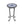 Patio Side Table, Blue+Black