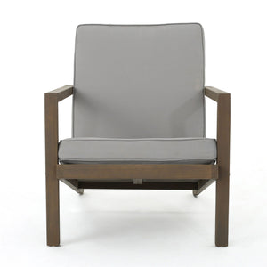 Celestaria 3-Piece Outdoor Chat Set with Adirondack Chairs, Cushions and Side Table
