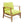 Perla Contemporary Club Chair with Water Resistant Cushion