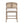 Wooden Frame Counter Stool with Rattan Back - Set of 2