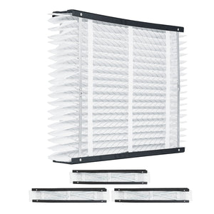 Air Filters MERV 13 Electrostatic Pleated HVAC Furnace Filter 4-Pack 20 x 25 x 4