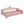 Extending Daybed With LED Lights, Modern Upholstered Princess Daybed With Crown Headboard