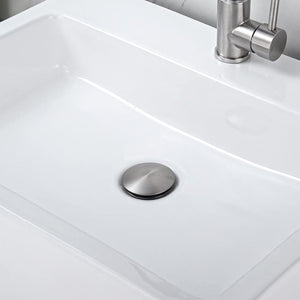 Bathroom Sink Drain Without Overflow