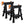 Folding Clamping Sawhorse Set of 2