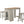 Alonzo - Small Space Counter Height Dining Table With Cabinet, Drawer, And 2 Ergonomic Counter Stools (Set of 3)