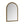 Vintage Iron Art Arch Mirror, Wall Hanging Or Table Display