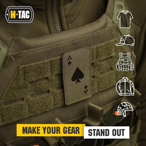 M-Tac patch Ace of Spades Laser Cut - TRAPSKI