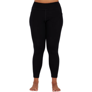 Women's Heavyweight Wool Leggings Thermal Base Layer Bottom - 100% Merino Wool