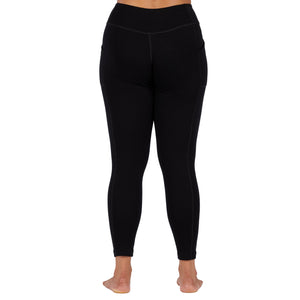 Women's Heavyweight Wool Leggings Thermal Base Layer Bottom - 100% Merino Wool