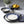 Gibson Elite Couture Band Glazed Stoneware 16 Pc Dinnerware Set, Blue (2 Pack)
