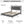 3-Pieces Bedroom Set, Queen Size Upholstered Platform Bed with LED Lights and Two Nightstands - Gray