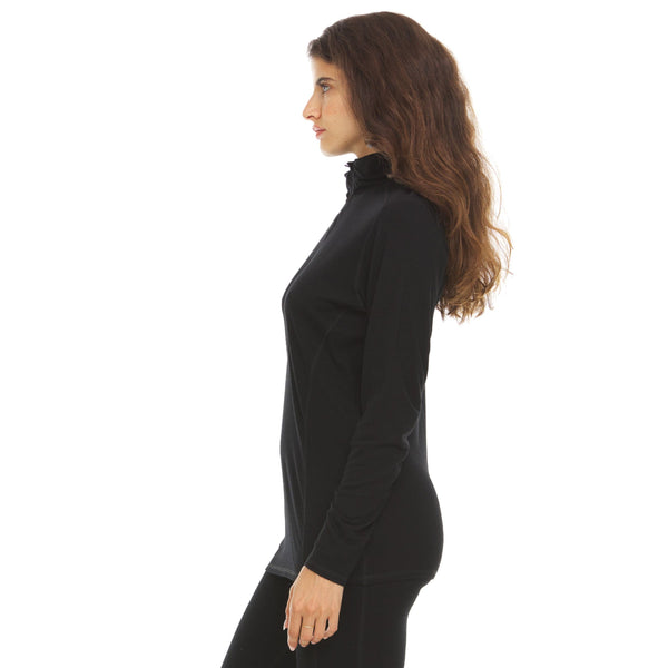 Micro Weight - Women's Wool 1/4 Zip Woolverino