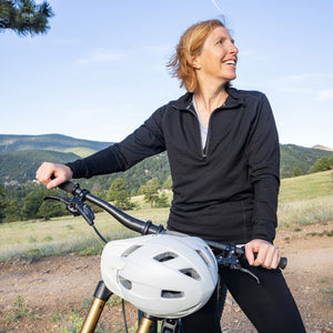 Microweight Women's Wool 1/4-Zip - Woolverino