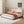 Elegant Boucle Upholstered Bed With Solid Wood Feet