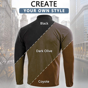 M-Tac Delta Fleece Jacket - Tactical Underwear Top Sweater 1/4 Zip - TRAPSKI