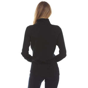 Midweight Women's Wool 1/4 Zip - 100% Merino Wool