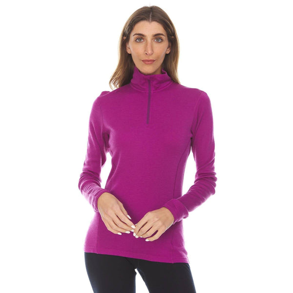 Midweight - Sequoia Women's 1/4 Zip 100% Merino Wool