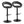 Posh - Contemporary Adjustable Barstool With Swivel & Rounded T Footrest (Set of 2)