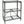 Origami R3 Foldable 3-Tiered Shelf Storage Rack & Wheels, Pewter (2 Pack)