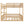Stylish Bunk Bed With Ladder And Guardrails