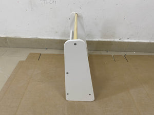 Kids Bookshelf with Wooden Handle - 2-Tier Front-Facing Toddler Bookcase