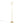 Icicle 65' Modern Swivel Floor Lamp in Gold Metal