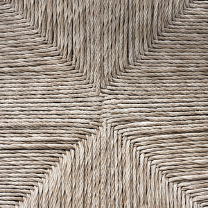 Durable Outdoor Dining Chair Set with Acacia Wood Frame and Wicker Seat