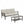 Patio Furniture Set with Coffee Table and Cushions for Backyard