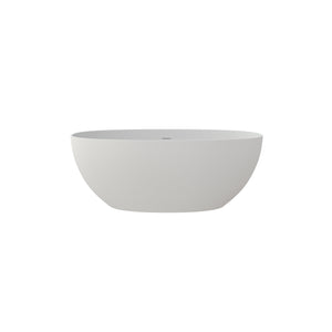 59" Solid Surface Soaking Bathtub