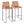 Fuji - Contemporary High Back Barstool Elegant Design
