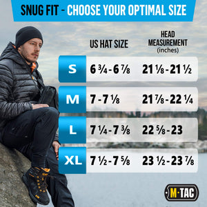 M-Tac Fleece Tactical Watch Cap Beanie With Patch Panel (270 g/m2) - TRAPSKI