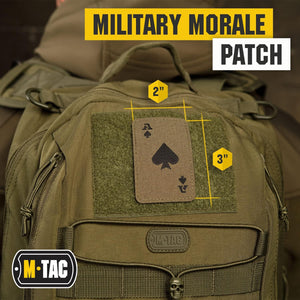 M-Tac patch Ace of Spades Laser Cut - TRAPSKI