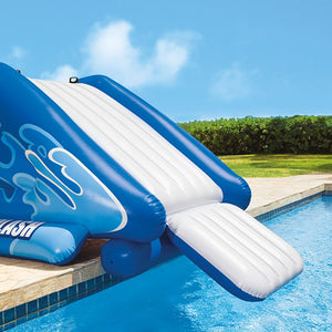 Intex Kool Splash Inflatable Pool Water Slide with Play Center, 1 Blue/1 Red