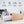 12'' Hybrid Mattress, Cooling Memory Foam & Pocket Springs Medium Firm - White - Queen