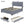 Platform UpholsteredBed With 2 Drawers And Twin Long Trundle