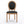 French Style Solid Wood Frame Antique Painting, Hand-Pulled Buckle Decoration Artificial Dining Chair With Nailhead Trim, Wood Legs