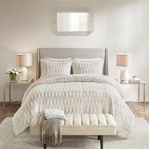 Twin/Twin XL Back Print Long Fur Comforter Mini Set