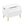 Toy Box With Front Bookshelf, Flip Top Lid, Safety Hinge For Kids Room Organization - White