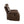 Aashi Leather Gel Match 3 Piece Recliner Living Room Set - Brown