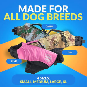 Water Dog Safety - Dog Life Jacket (5 colors) - TRAPSKI