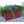 HC Companies 12-Inch Outdoor Plastic Deck Flower Planter Box, Chocolate (5 Pack)